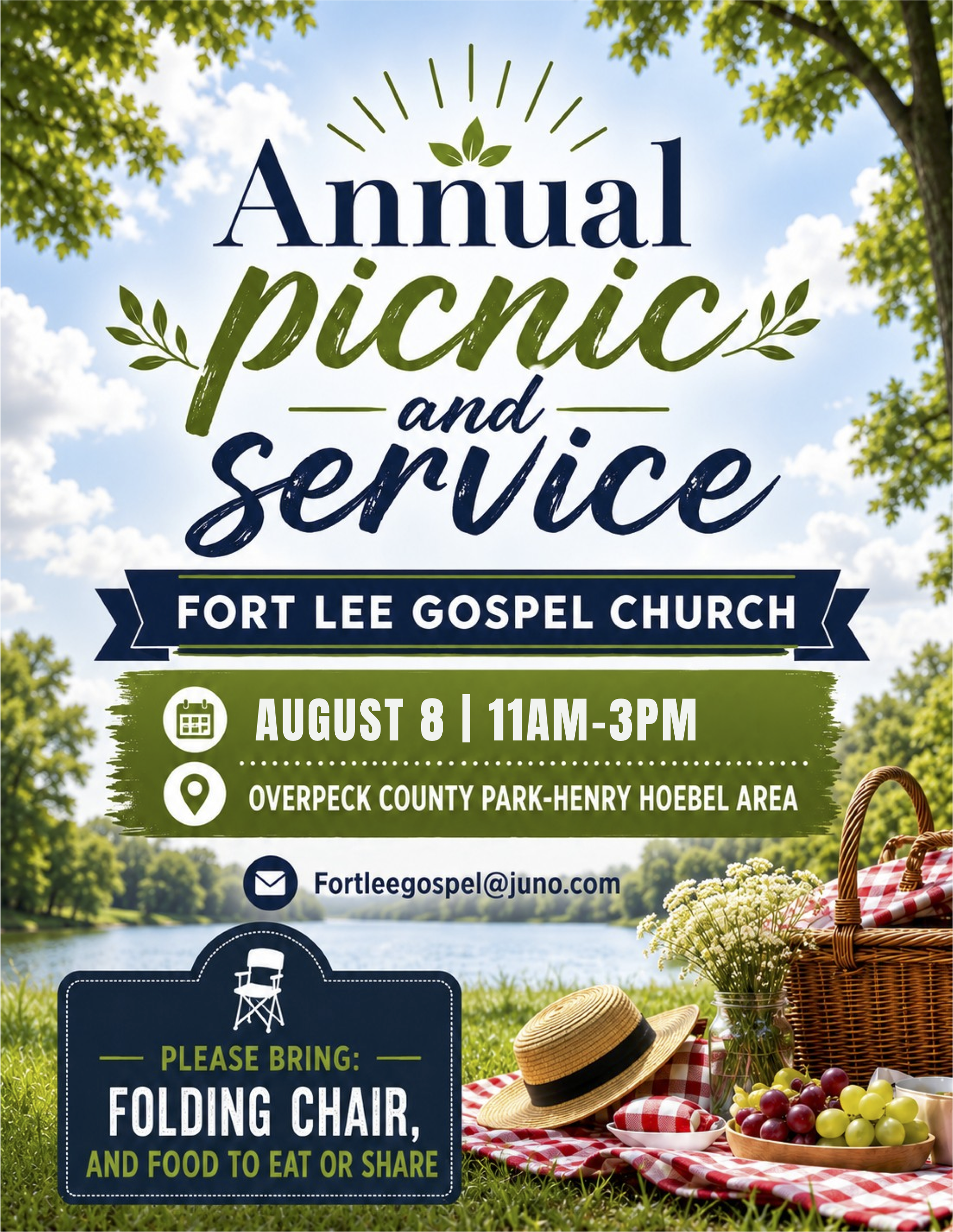 Annual Picnic and Service Flyer